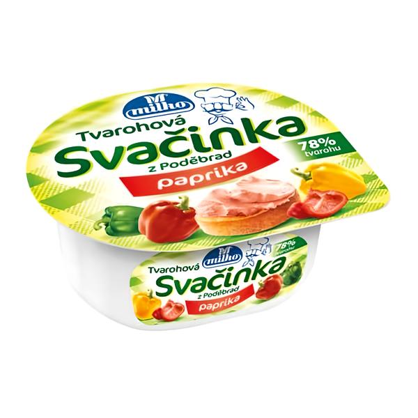Milko Svačinka zeleninový tvaroh paprika