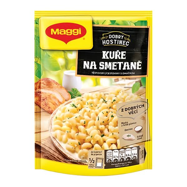 Maggi Dobrý Hostinec Kuře na smetaně těstoviny s omáčkou