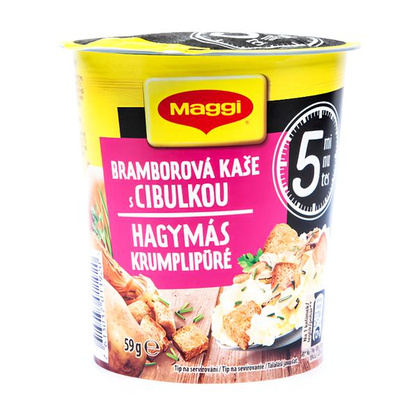 Maggi 5 minutes Bramborová kaše s cibulkou kelímek