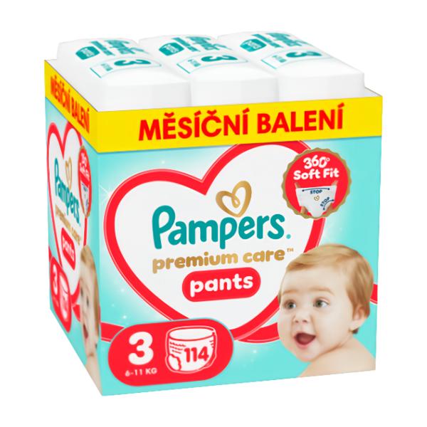 Pampers Premium Plenkové kalhotky Monthly Box, vel. 3 (6-11 kg) Košík.cz