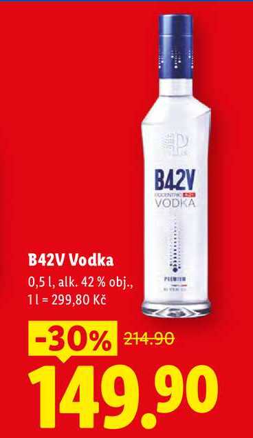 B42V Vodka, 0,5 l