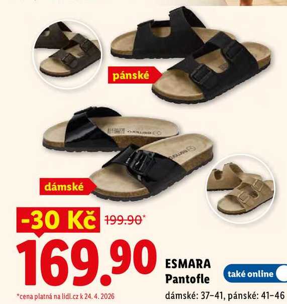 ESMARA Pantofle 