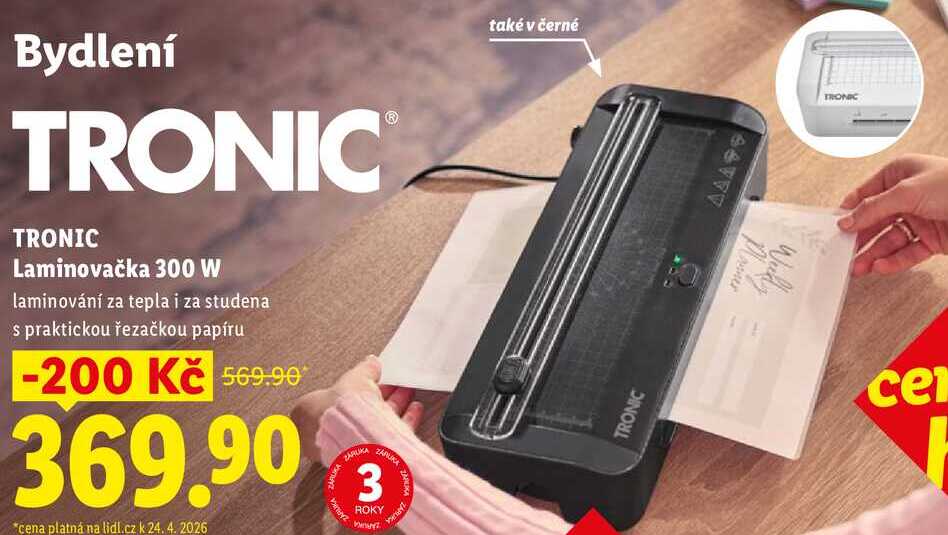 TRONIC Laminovačka 300 W