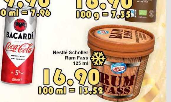 Nestlé Schöller Rum Fass 125 ml 