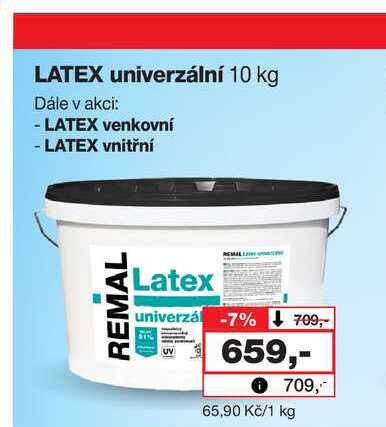 LATEX univerzální 10 kg Barvy a laky drogerie 