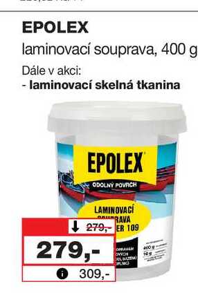 EPOLEX laminovací souprava, 400 g Barvy a laky drogerie 