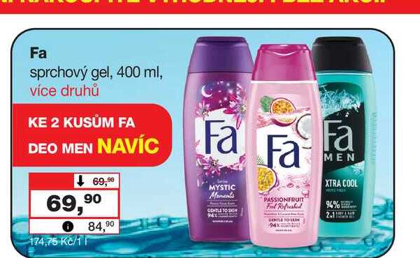 Fa sprchový gel, 400 ml Barvy a laky drogerie 