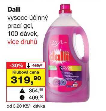 Dalli vysoce účinný prací gel, 100 dávek