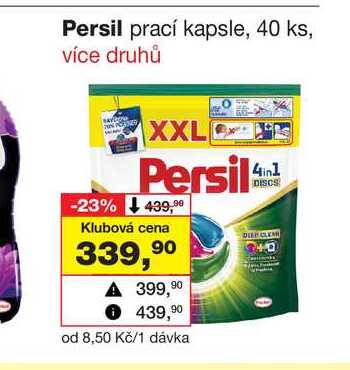 Persil prací kapsle, 40 ks, více druhů Barvy a laky drogerie 