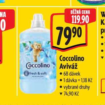  Coccolino Aviváž  68 dávek  