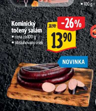 Kominický točený salám  100 g