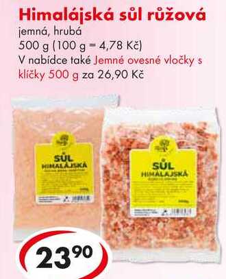 Himalájská sůl růžová, 500 g  