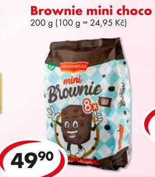 Brownie mini choco, 200 g 