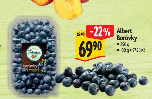  Albert  Borůvky 250 g 