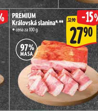 PREMIUM Královská slanina 100 g