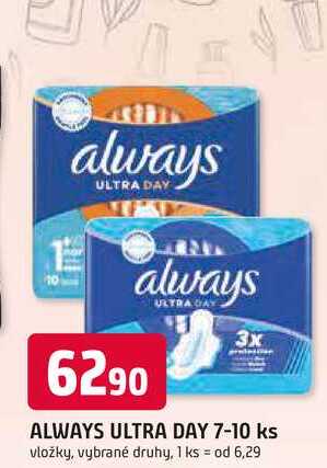 ALWAYS ULTRA DAY 7-10 ks vložky