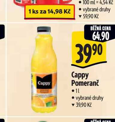  Cappy Pomeranč 1 l
