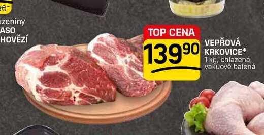VEPŘOVÁ KRKOVICE* 1 kg, chlazená