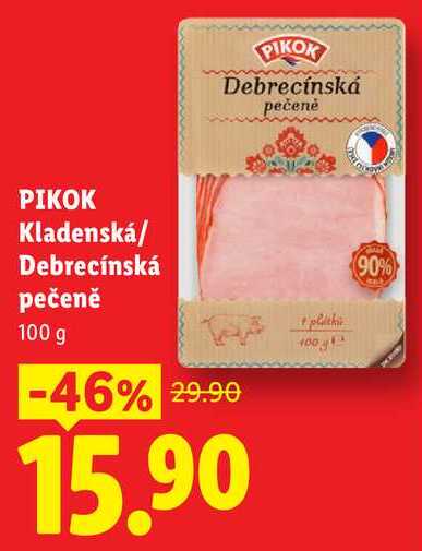 PIKOK Kladenská/Debrecínská pečeně, 100 g 
