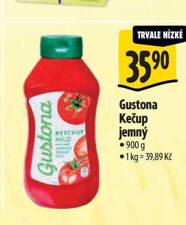   Gustona Kečup jemný 900 g 