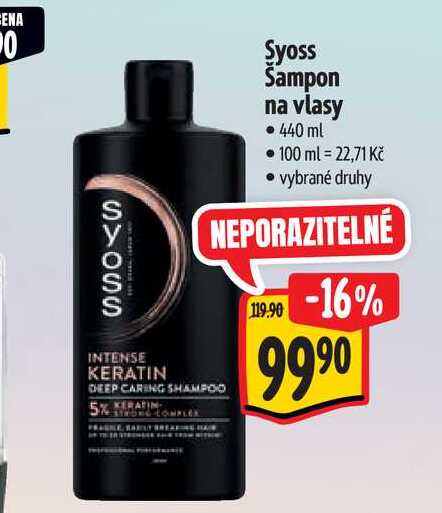 Syoss Šampon na vlasy  440 ml Albert