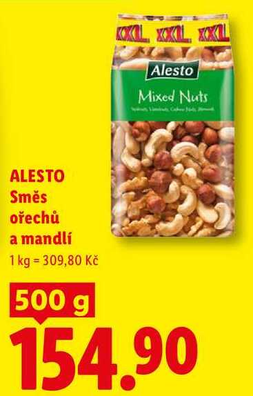 ALESTO Směs ořechů a mandlí, 500 g