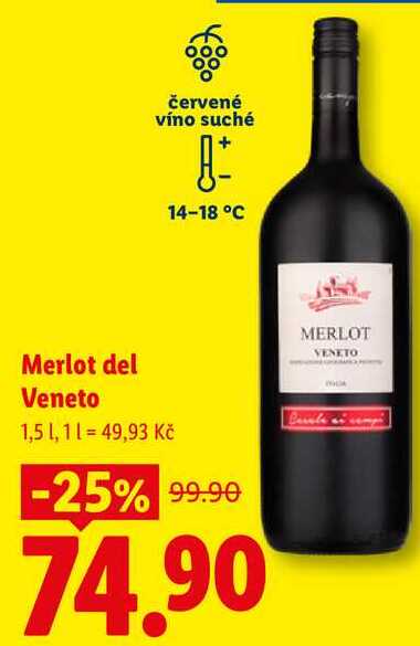 Merlot del Veneto, 1,5 l