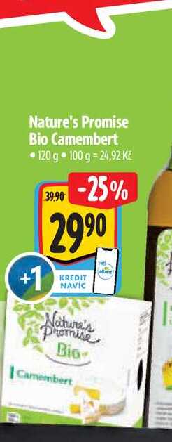 Nature's Promise Bio Camembert 120 g  