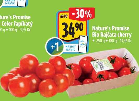   Nature's Promise Bio Rajčata cherry 250 g 