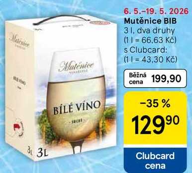 Mutěnice BIB, 3 l