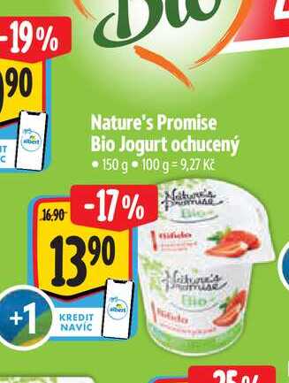  Nature's Promise Bio Jogurt ochucený 150 g  