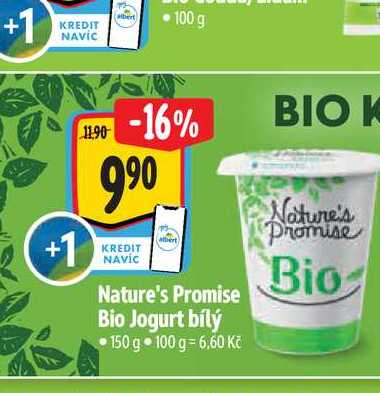  Nature's Promise Bio Jogurt bílý  150 g 