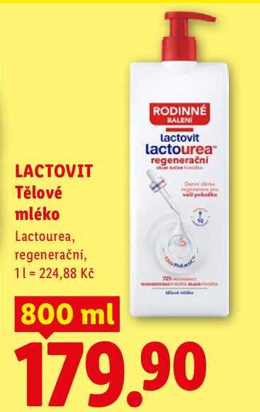 LACTOVIT Tělové mléko, 800 ml Lidl