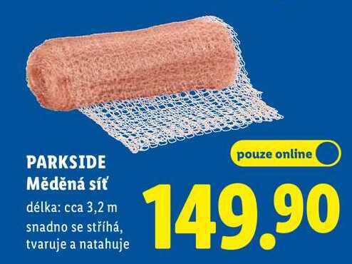 PARKSIDE Měděná síť 