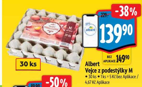 Albert Vejce z podestýlky M, 30 ks