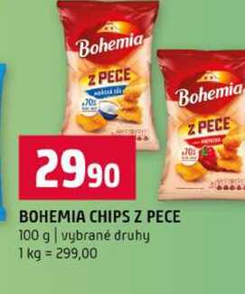 BOHEMIA CHIPS Z PECE 100 g vybrané druhy 