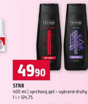 STR8 400 ml sprchový gel vybrané druhy Terno