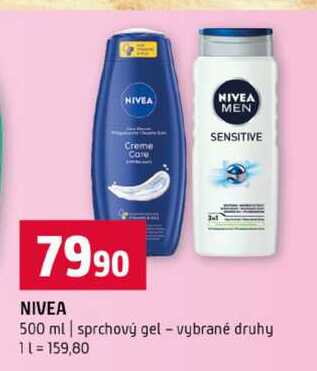 NIVEA 500 ml sprchový gel vybrané druhy
