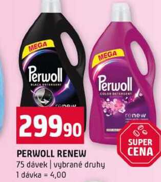 PERWOLL RENEW 75 dávek vybrané druhy Terno