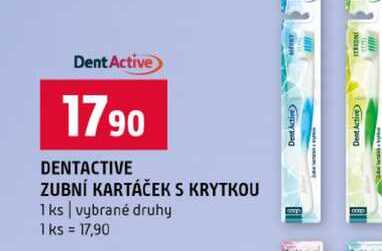 DENTACTIVE ZUBNÍ KARTÁČEK S KRYTKOU 1 ks vybrané druhy Terno