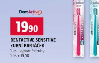 DENTACTIVE SENSITIVE ZUBNÍ KARTÁČEK 1 ks vybrané druhy 