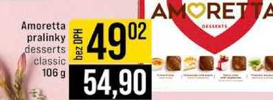 Amoretta pralinky desserts classic 106 g 