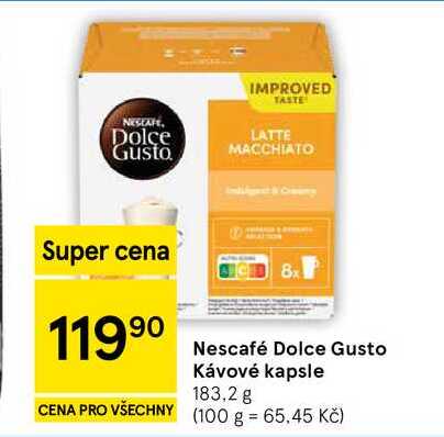 Nescafé Dolce Gusto Kávové kapsle, 183.2 g 