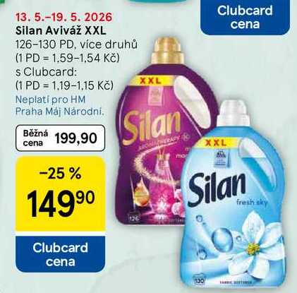 Silan Aviváž XXL, 126-130 PD, více druhů 