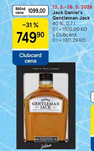 Jack Daniel's Gentleman Jack 40 %, 0.7 l