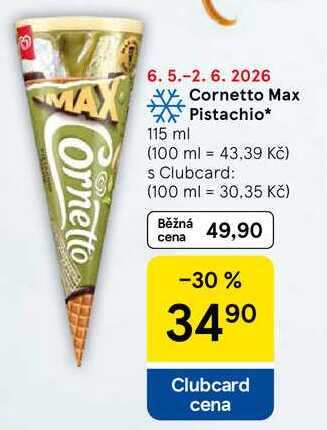 Cornetto Max Pistachio, 115 ml 