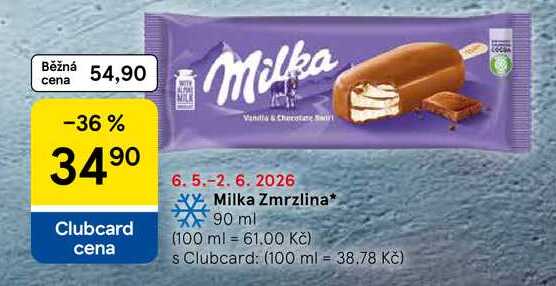 Milka zmrzlina, 90 g