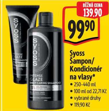 Syoss Šampon na vlasy, 440 ml Albert