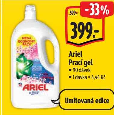 Ariel Prací gel, 90 dávek Albert