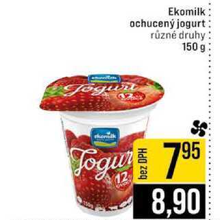 Ekomilk ochucený jogurt různé druhy 150 g
